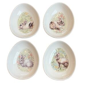Pottery Barn Easter Bunny Bowls Set of 4